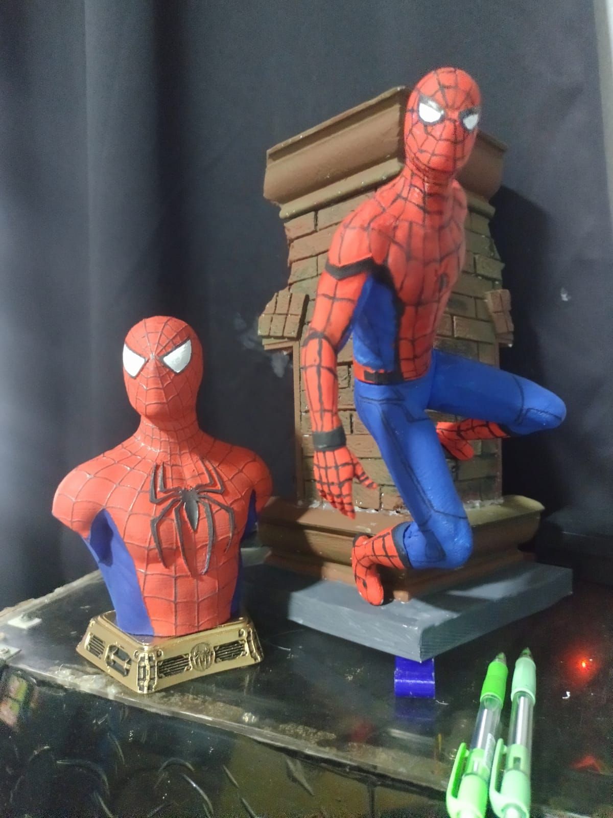 Работа Бюст человека-паука с возможностью распечатки в 3D • Сделано на ...