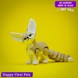 Fennec_flexi_toy_3.jpg Fennec fox realistic articulated flexi toy (#41)