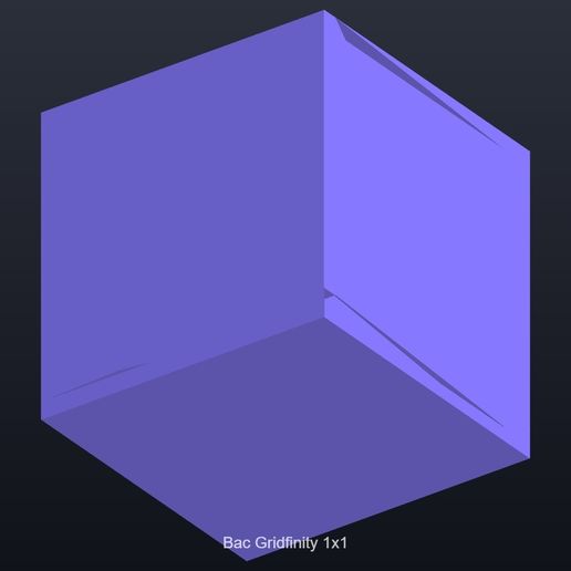 Bac Gridfinity 1x1 - Rangement modulaire 42mm