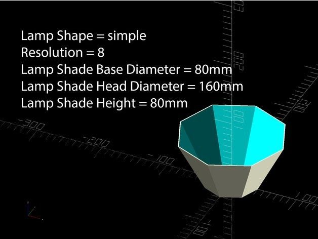 12f58c5201d8e83bdd16820cc51fd5bc_preview_featured.jpg Free STL file Customizable Lamp Shade・3D printing idea to download, MightyNozzle