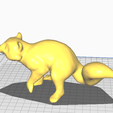 2.png Download STL file racoon • 3D print template, Gouza-Tech