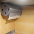 DSC05201.JPG Free STL file Cat save Paper Towel roll holder・3D printer design to download