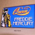 freddie-mercury-queen-grupo-rock-cantante.jpg Ferddie, Mercury, singer, soloist, band, Queen, poster, sign, sign, logo, print3d, collection