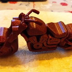 Chopper Motocicleta Print-In-Place