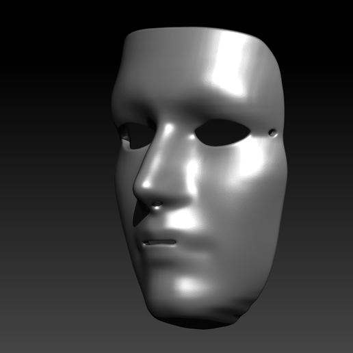 Download OBJ file Face Mask • Model to 3D print ・ Cults