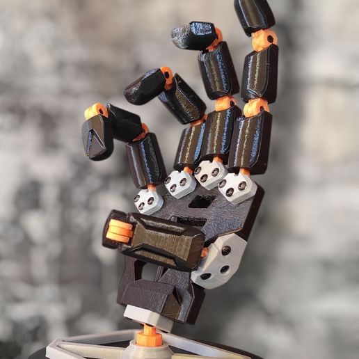 Articulated Hand・ STL File for 3D printing・Cults