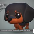 cg-copie-copy.jpg Stylized Chibi Dachshund Dog - 3D Print Ready