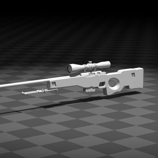 🔫 CS2 AWP・ STL File for 3D printing・Cults
