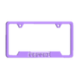 PORTA FERRARI8315162READY.stl LICENSE PLATE FRAME - LICENSE PLATE FRAME . PRINT IN PLACE WITHOUT BRACKETS.