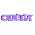 Obélix - 3D Naow.STL Archivo STL gratuito LOGO OBELIX・Design para impresora 3D para descargar, 3DNaow