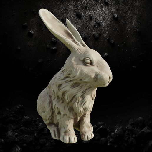 STL file Rabbit 🐇 ・3D print design to download・Cults