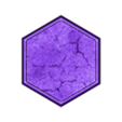 35x30mm_base_-_cracked_worn_plaster.005.stl 10x 35x30 мм шестигранная база с потрескавшимся изношенным гипсом (battletech и т.д.)
