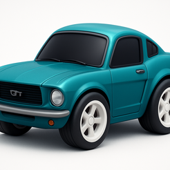 Chibi Cars・1 3D Model & STL File to Download・Cults