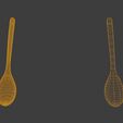 13.jpg Cuchara de madera Modelo 3D