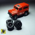 0104_Rims_Truck_offroad_0104-(FRONT_REAR)_(R2)_4.jpg STL file 1/64 Scale Offroad Truck Rims・Model to download and 3D print, PWLDC