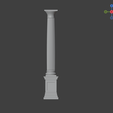 Screenshot-2026-07-02-at-3.35.55 PM.png Ancient Greek Fluted Column with Pedestal | Classical Roman Architecture STL for 3D blend file