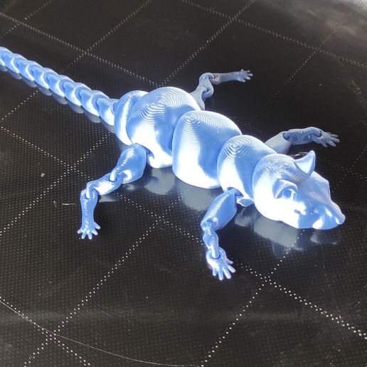 CUTE FLEXI PRINT-IN-PLACE RAT 3D model