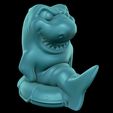 Cute-Shark.jpg Archivo STL Cute Shark (Easy print no support)・Objeto de impresión 3D para descargar