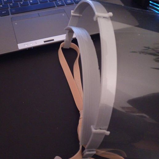 SHIELD COVID FACE PROTECTION SARS visibly solid 3D model