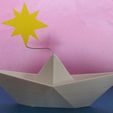 sonne.jpg schiff ahoi, Deko schiff, ship ahoy, deco ship, origami boat, paper boat