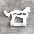 21-CAVAPOO-with-name.png Cavapoo Dog Lead Hook