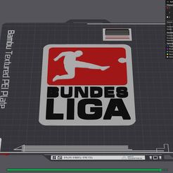 Logo-Bundesliga-v1.png Archivo STL gratis Logotipo Bundesliga v1・Diseño de impresión 3D para descargar