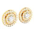 710V-3D-Y.png 🔥 Double Halo Round Diamond Stud Earrings CAD Model (710V) 💎
