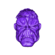 HULK_IMORTAL_ANGRY.stl hulk head 1/12 (combo 4 heads)