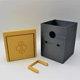 IMG_3192.jpg Free STL file Eco Friendly Customisable Bird Box for Gardens, Balconies, Walls and More | By Collins Creations 3D・3D printable design to download