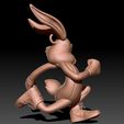 bugs-bunny-keychain-3d-model-obj-stl-ztl-5.jpg Bugs Bunny Keychain