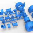 64.jpg Diecast Pulling tractor with 4 jet engines Version 2 Scale 1:25