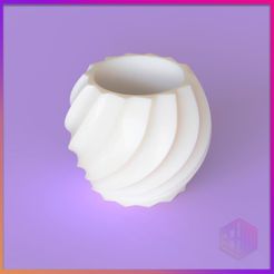 jarron-ivm003-F.jpg Fichier STL VASE - IVM002・Modèle à télécharger et à imprimer en 3D