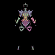 blender_rOXO9nejvx.png Cosplay Emma Frost Hellfire Protocol Costume Marvel Rivals Armadura completa e armas Cosplay Kit , kitbash tudo em um