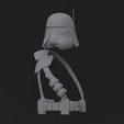 bacara2.png Clone Commander Baccara - Heavy Clone - One12 - STL files 3D print model