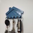 IMG_20230805_175433954.jpg Key holder / key ring House one color or two colors!