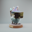 bundalf-boja3.png Rabbit in egg Wizard, Cute Rabbit Wizard, Easter Rabbit