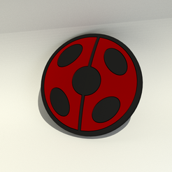 miraculous ladybug.png Fichier STL Logo de la coccinelle miraculeuse・Plan pour impression 3D à télécharger, Endless3D