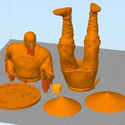 R3.jpg Download file Mortal Kombat 1 Statue Pack • 3D printable design, Tronic3100