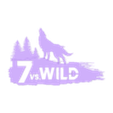 7vsWild-Logo-Block MC.stl 7 vs Wild Survival Logo
