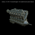 Nuevo-proyecto-2022-01-03T172703.635.png Liberty L-12 45° V-12 aircraft engine - For model kit and custom diecast