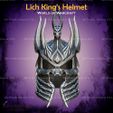 1.jpg Lich King Helmet Cosplay World Of Warcraft - STL File