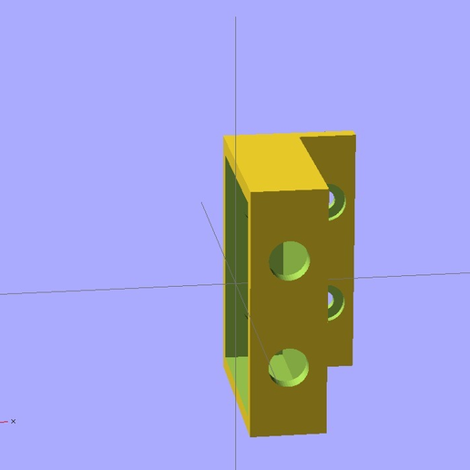 endclamp_closed_flange.png customizable Socket Outlet Mount / Anpassbare Steckdosenleistenhalter
