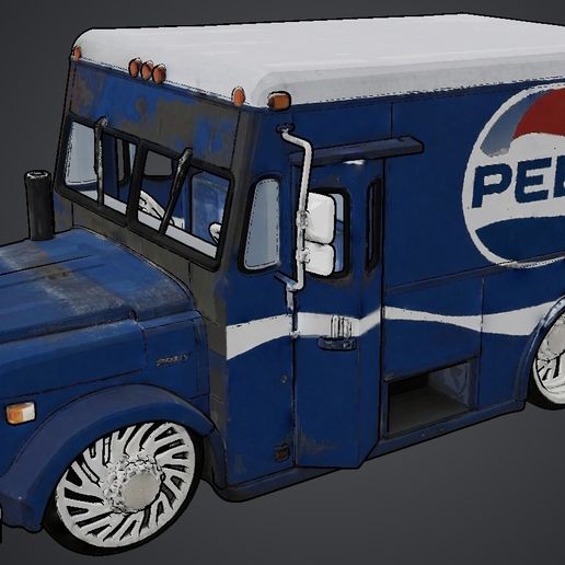 "Pee's Colas" 8k Delivery Van