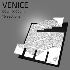 Schermata-2021-12-03-alle-16.29.05.png Fichier STL 3D Venice | Digital Files | 3D STL File | Venice 3D Map | 3D City Art | 3D Printed Landmark | Model of Venice Skyline | 3D Art・Design à télécharger et à imprimer en 3D, 3dcityframes