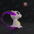 Mewmikyu3.png Fakemon Mewmikyu 3d print model presupported