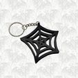 Spider-web-halloween-keychain.jpg Spider Web Keychain