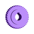 CD35İ40WHGK1_G.stl Worm Gear - Center D. 35 mm - Ratio  35 & 40 - Worm with Hole