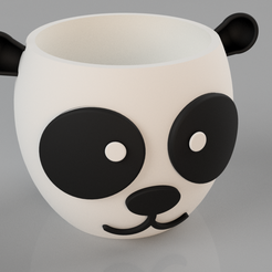 maceta-panda-v2.png STL file Panda pot・Model to download and 3D print