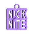 Nick at Nite Logo 2.stl 40 RETRO 90'S LOGO CHRISTMAS ORNAMENTS