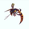 02.jpg DOWNLOAD BEE 3D MODEL - ANIMATED - INSECT Raptor Linheraptor MICRO BEE FLYING - POKÉMON - DRAGON - Grasshopper - OBJ - FBX - 3D PRINTING - 3D PROJECT - GAME READY-3DSMAX-C4D-MAYA-BLENDER-UNITY-UNREAL - DINOSAUR -